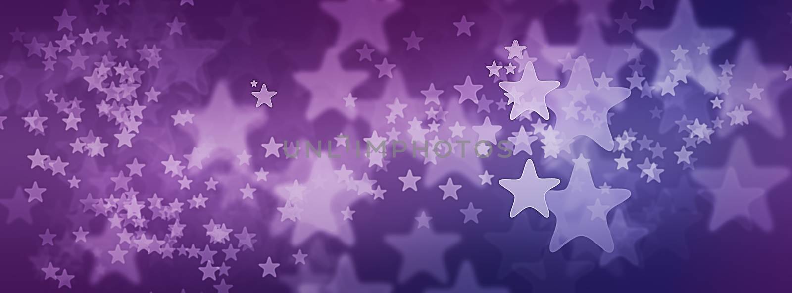 Stars on Purple Starry Background for illustration for Facebook Cover Photo