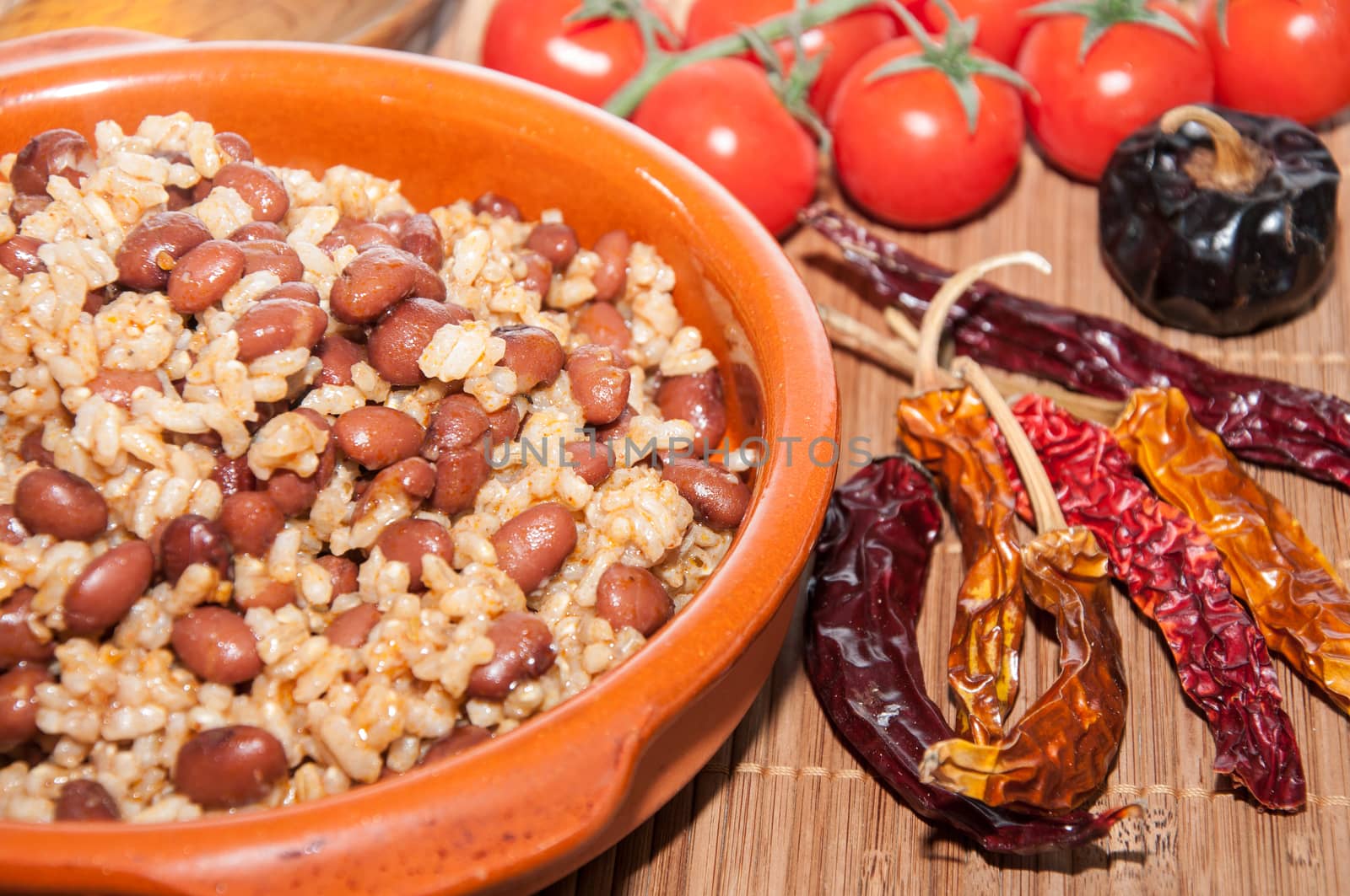 Casserole of beans and rice by Mariamarmar