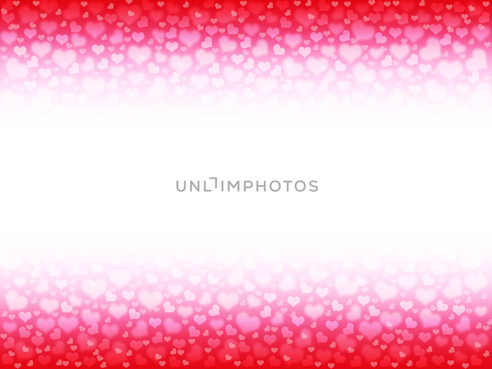 Illustration of a Valentines Day, heart bokeh background by gypsygraphy