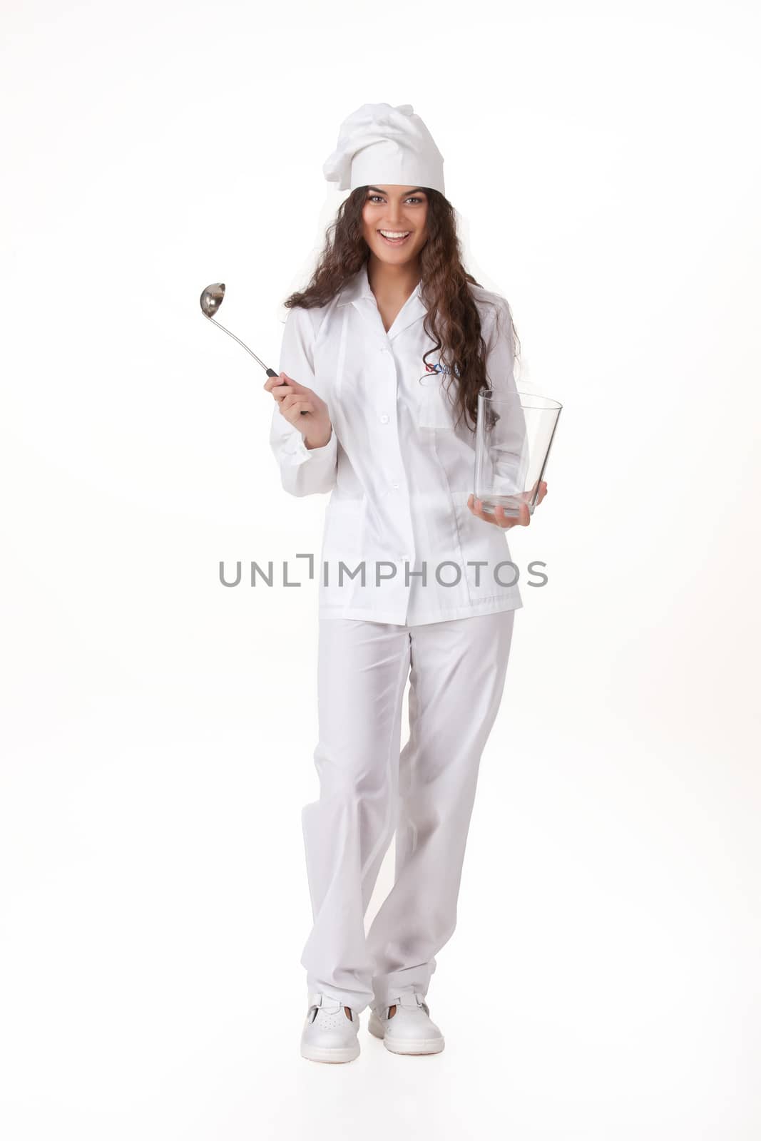 Young Woman In The Cook Uniform by Fotoskat