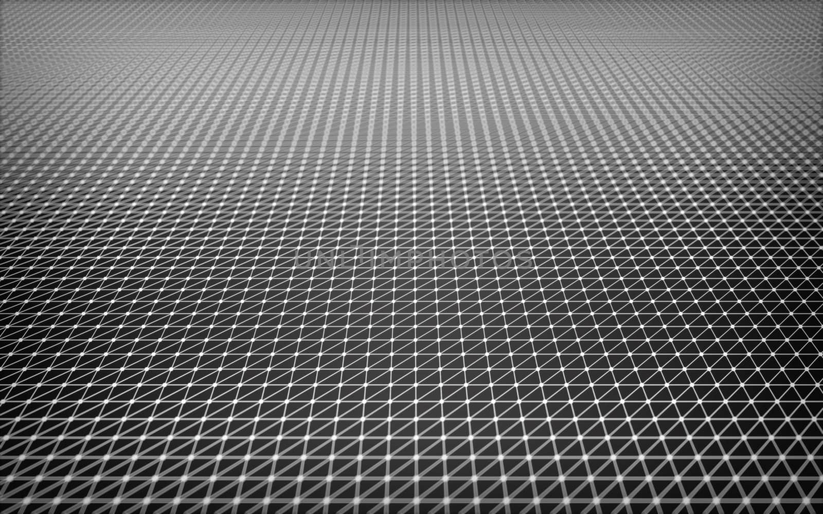 Abstract polygonal space low poly dark background with connecting dots and lines. Connection structure.