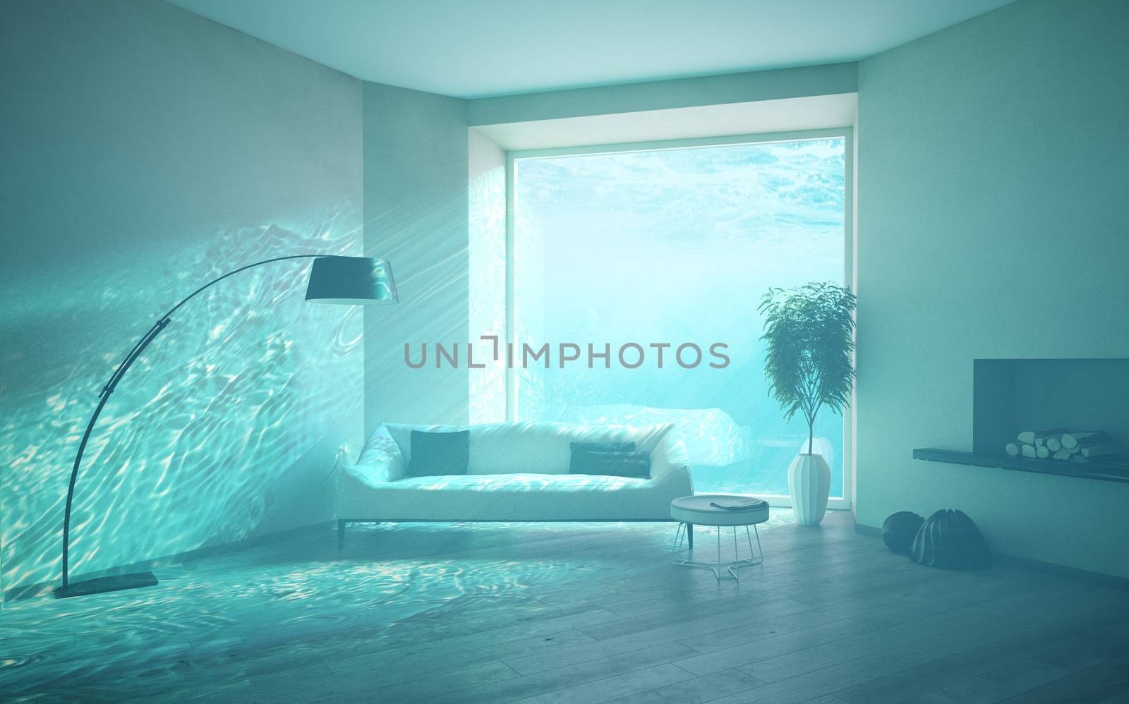 underwater  flooding interior by vicnt