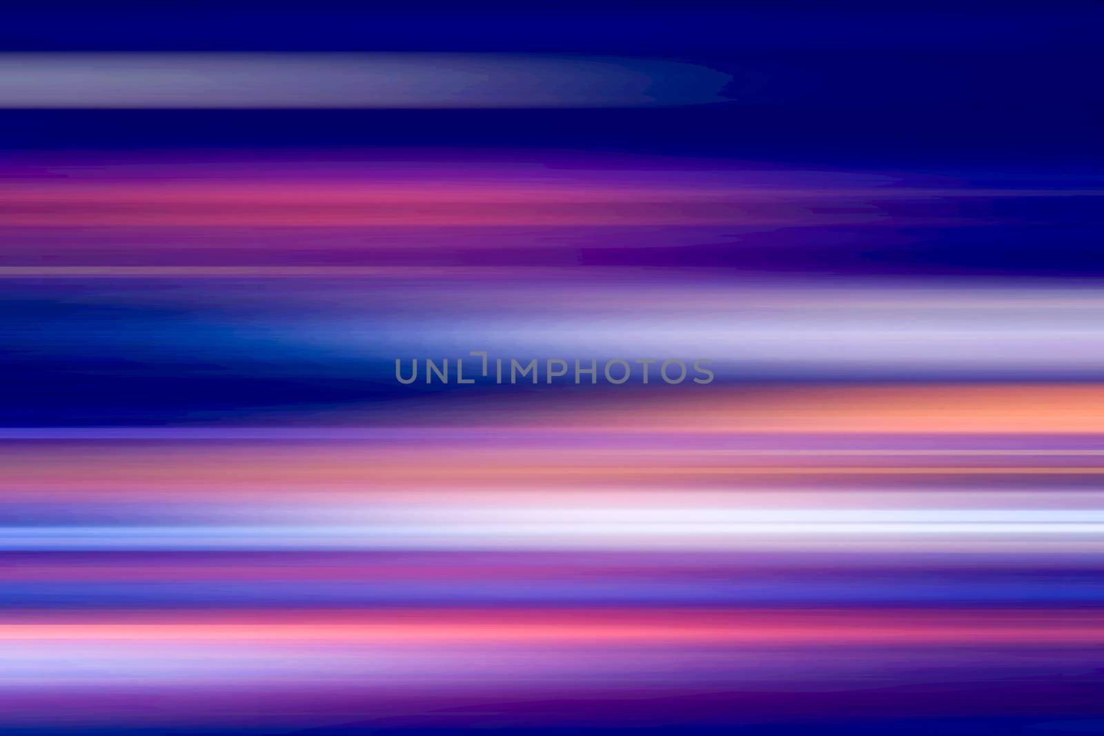 abstract of night lights in the city with motion blur