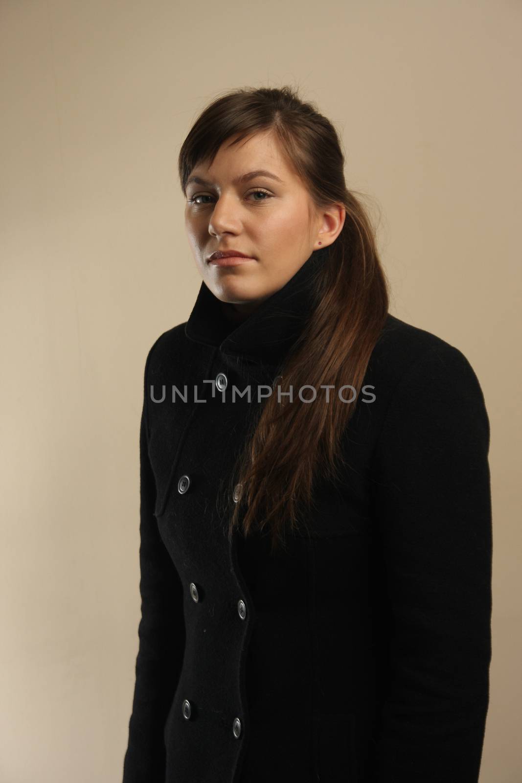 Girl in a coat by Aarstudio