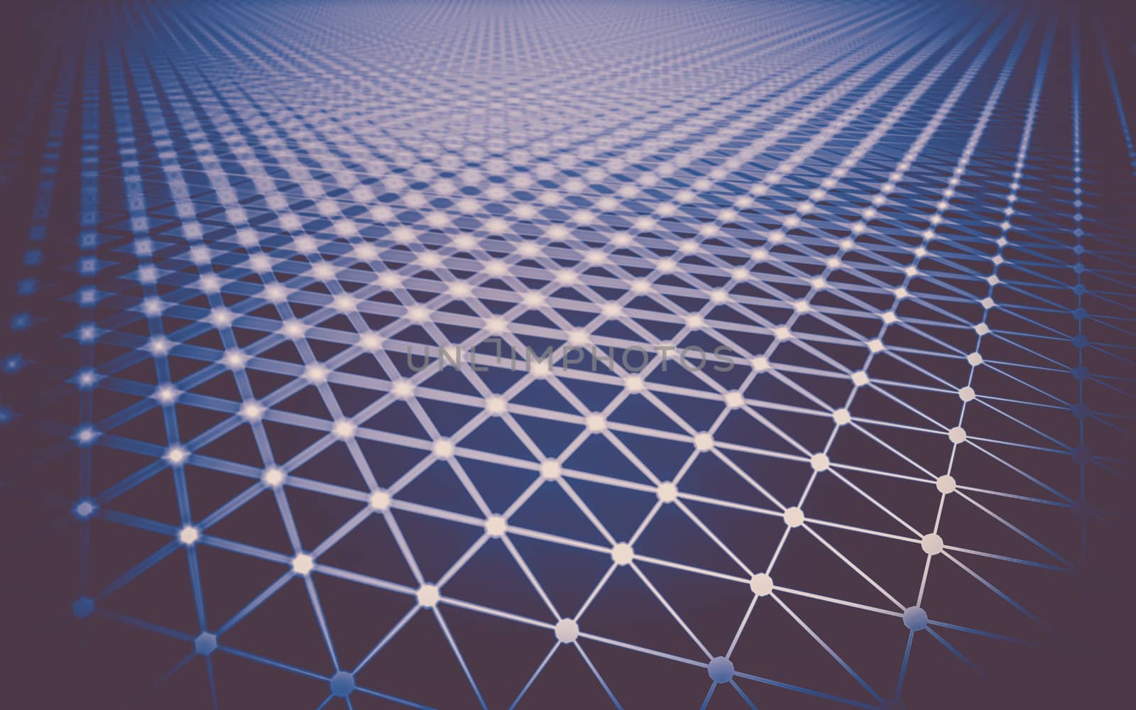 Abstract polygonal space low poly dark background with connecting dots and lines. Connection structure.