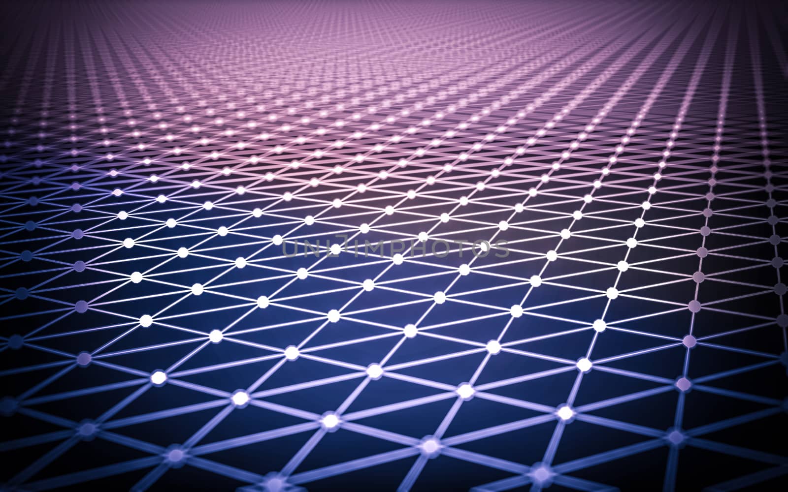 Abstract polygonal space low poly dark background with connecting dots and lines. Connection structure.