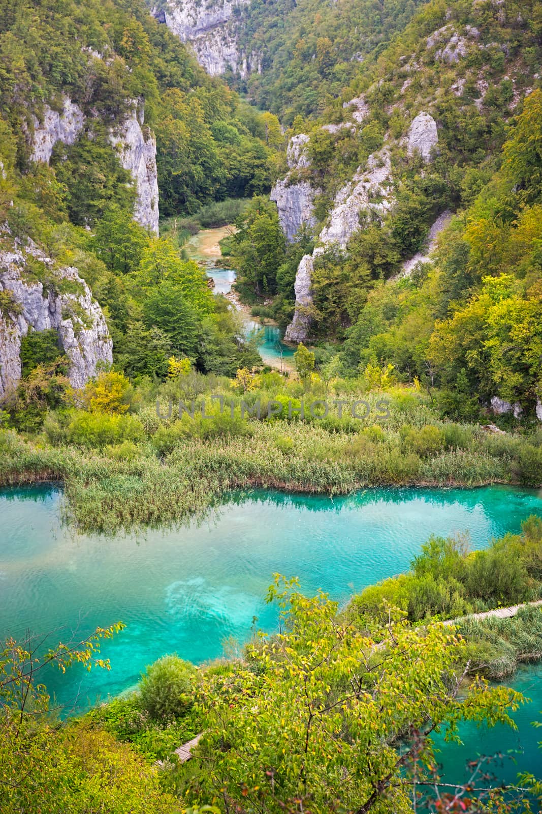 Landscape in Plitvice Lakes National Park, Croatia by fisfra