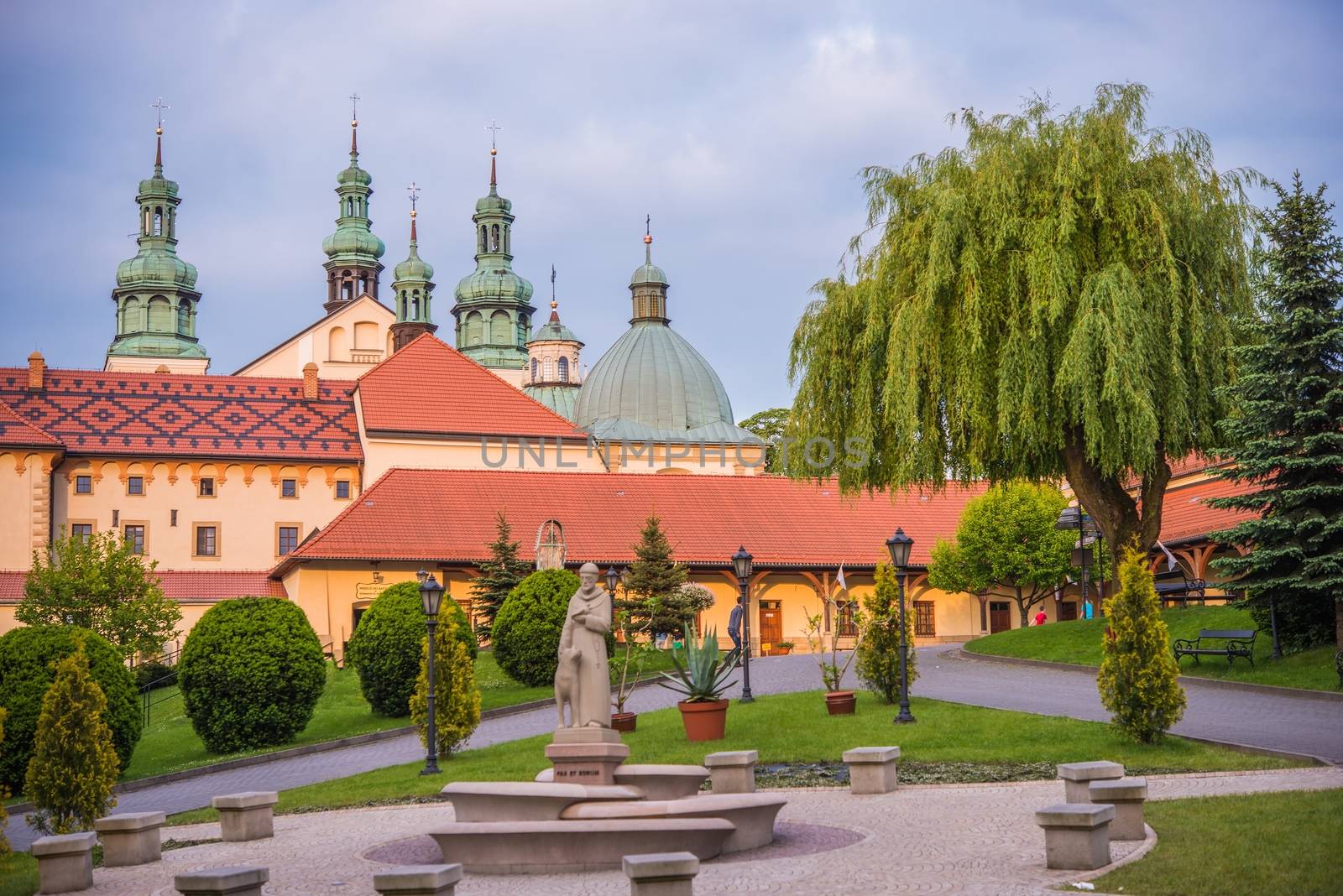 Wolrd Famous Kalwaria Zabrzydowska Monastery in the Lesser Poland, Europe.