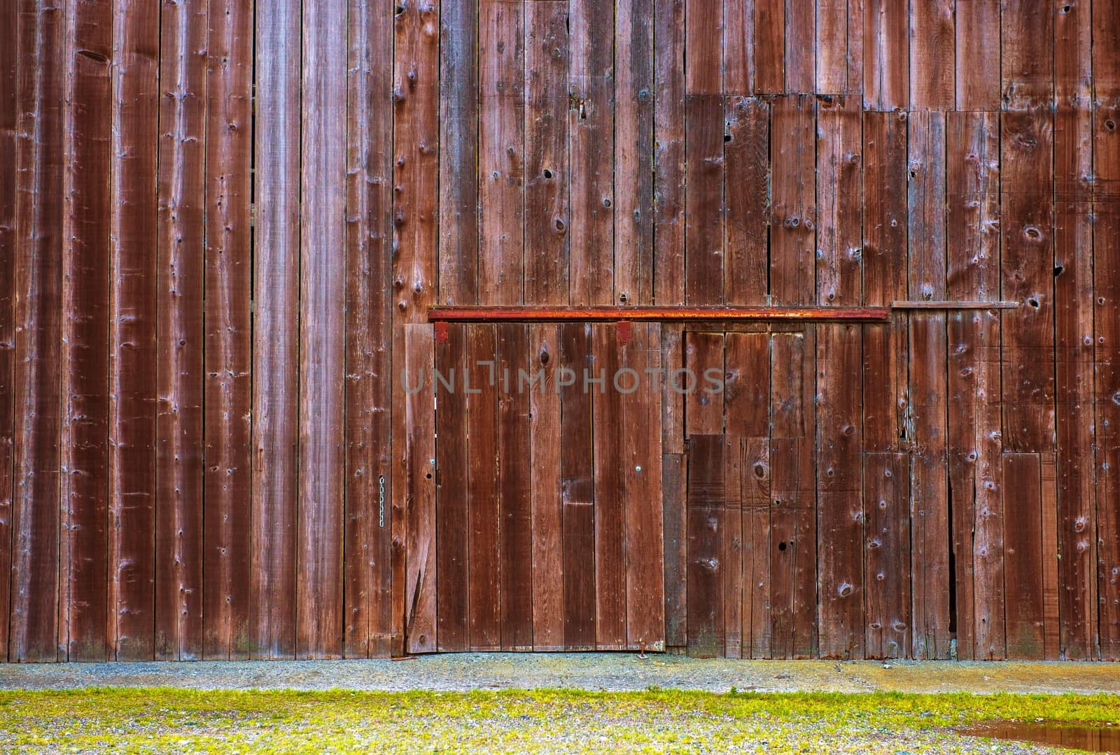 Old Barn Wooden Wall by welcomia