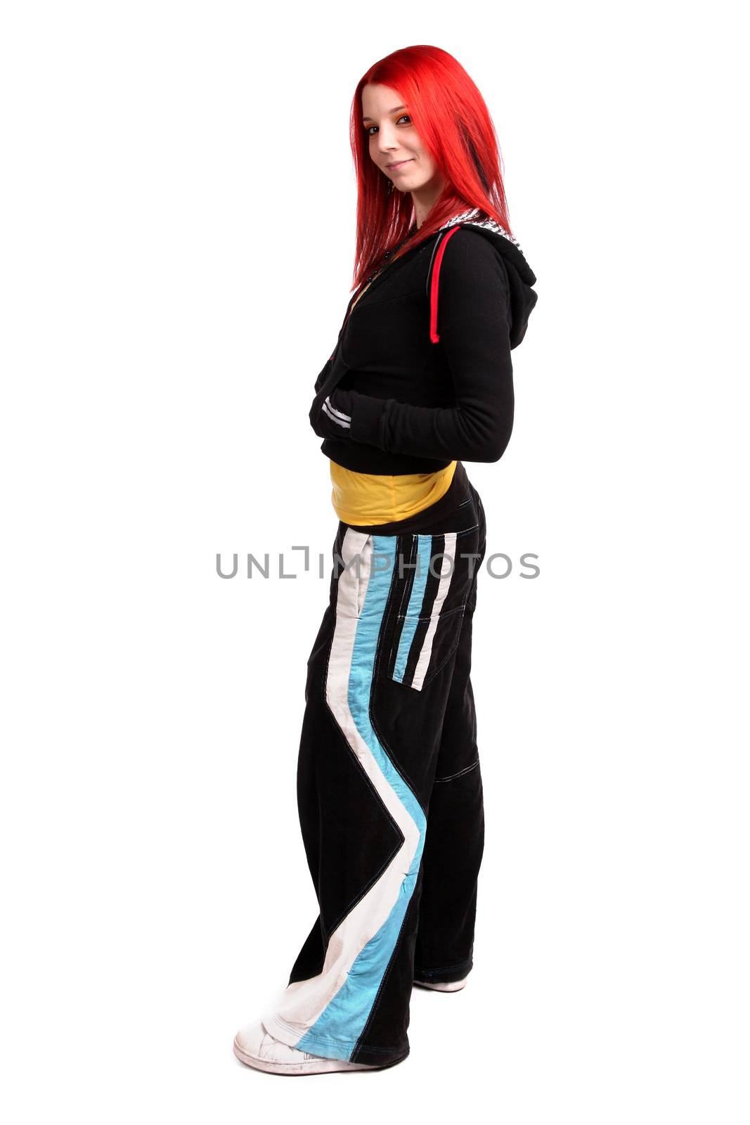 Beautiful red hair girl