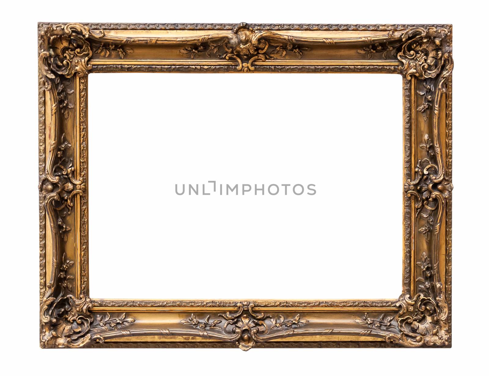 Rectangle decorative bronze picture frame by mkos83