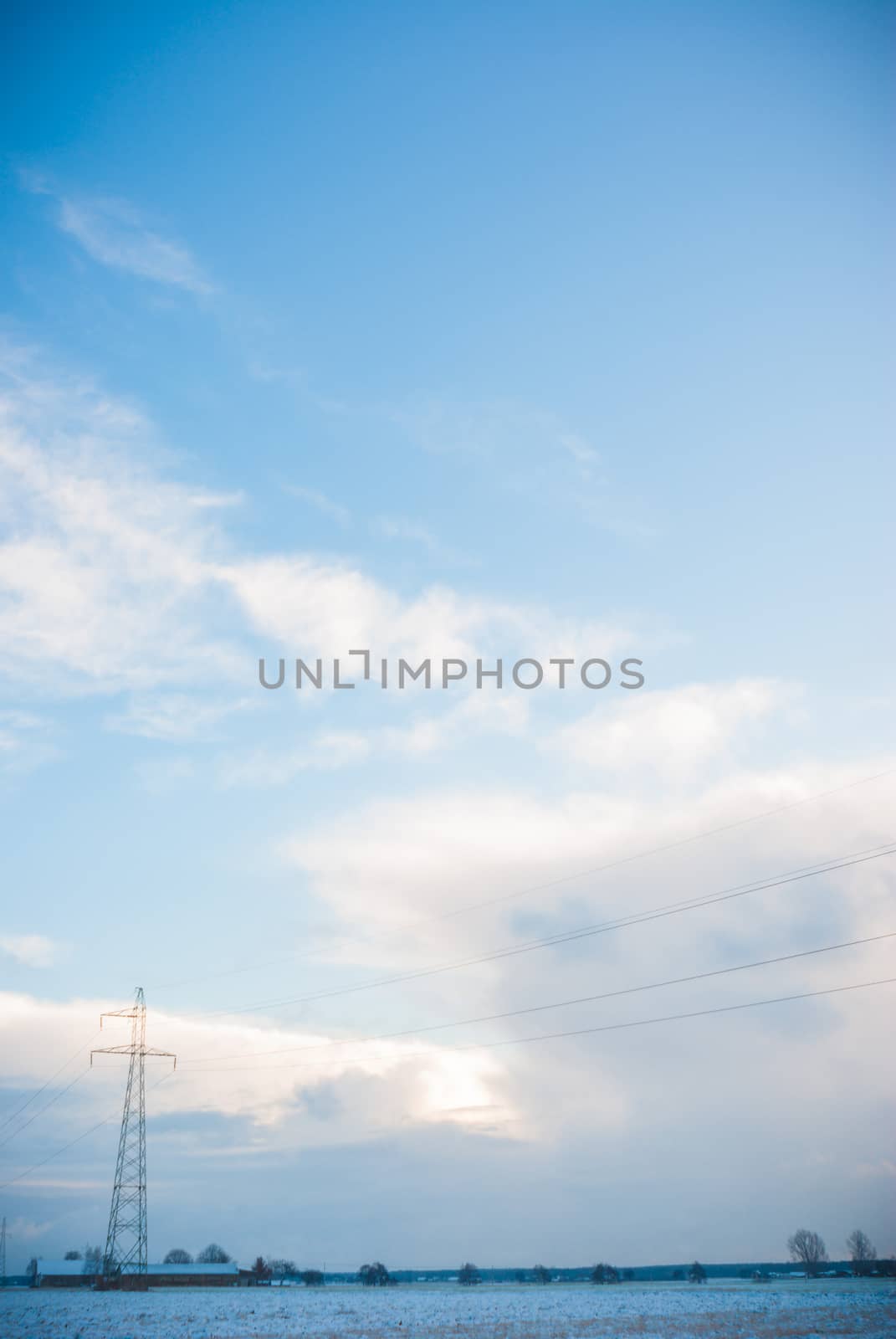 blue sky, natural clouds, nature series