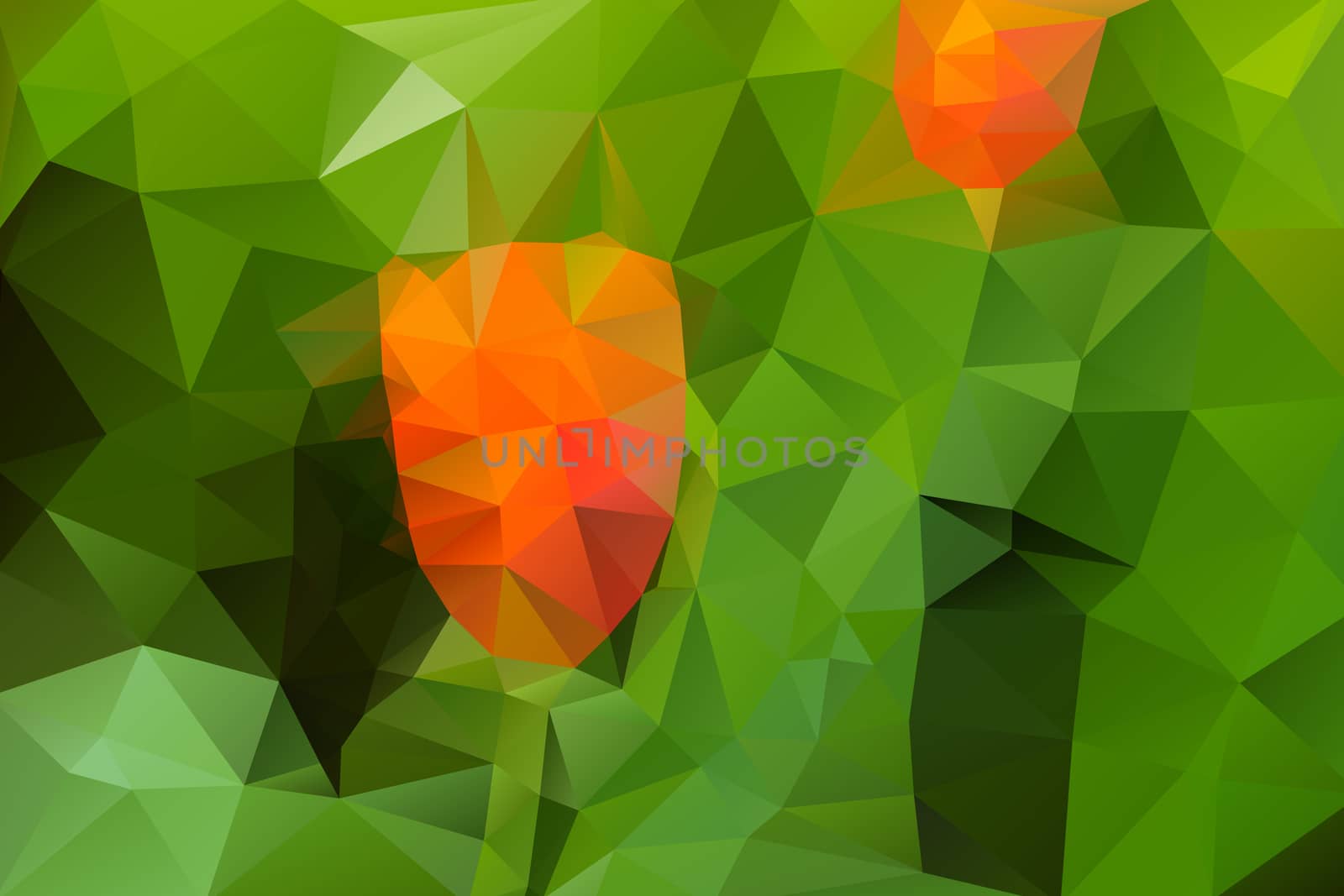 Abstract low poly background, geometry triangle by teerawit