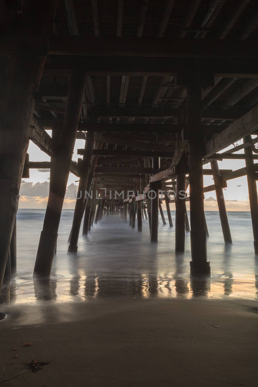 Under the San Clemente pier by steffstarr