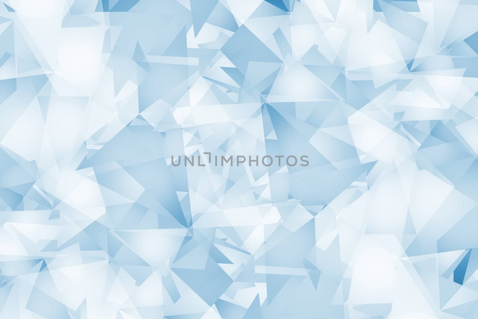 Light Blue Triangles Background. Abstract Blue Geometric Background.