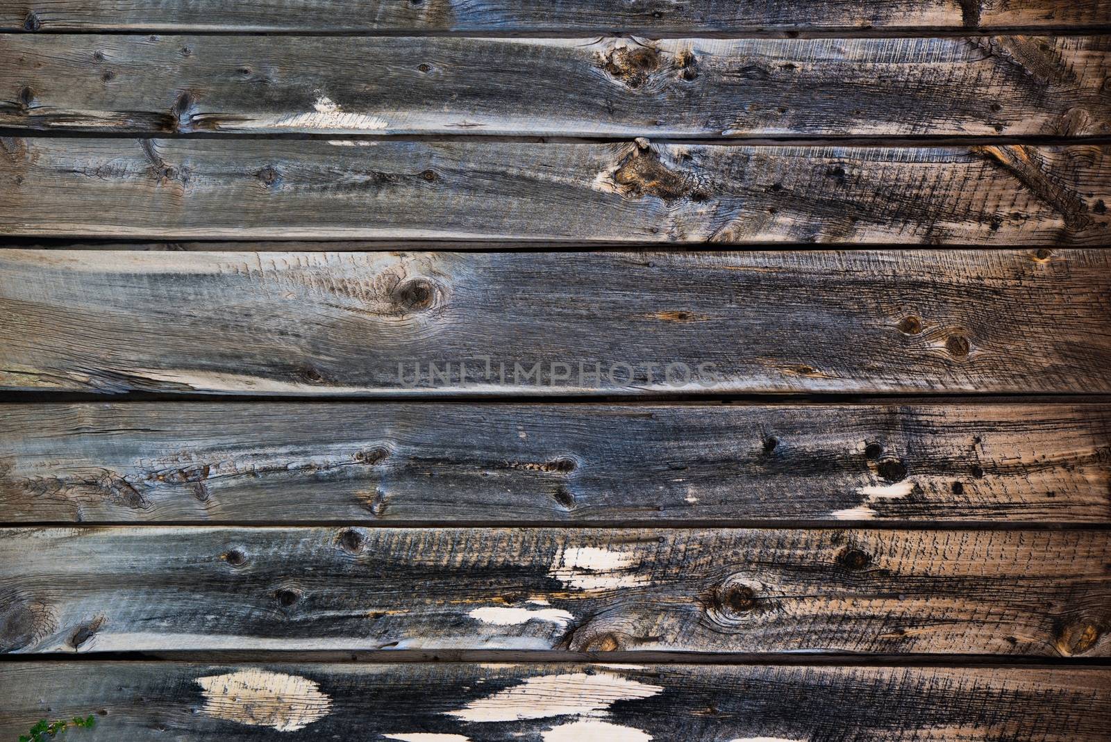 Rustic Wood Wall. Aged Wood Boards Background.