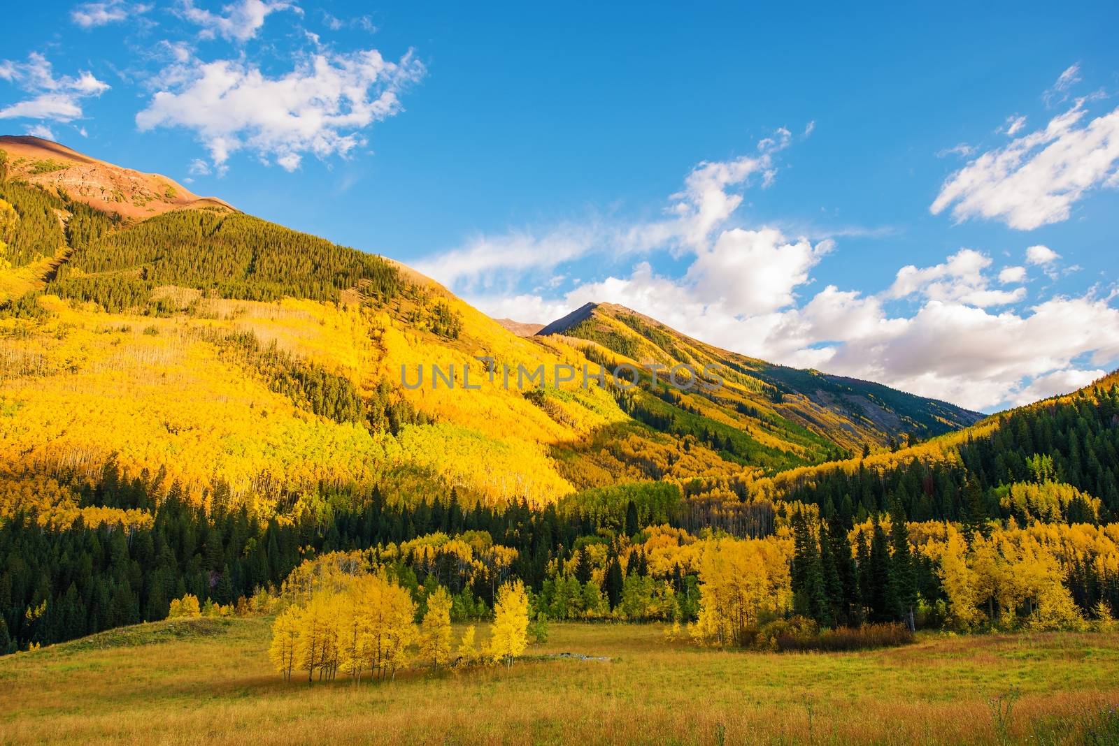 Colorful Colorado Lands. Fall in the Rocky Mountains. Colorado, United States.