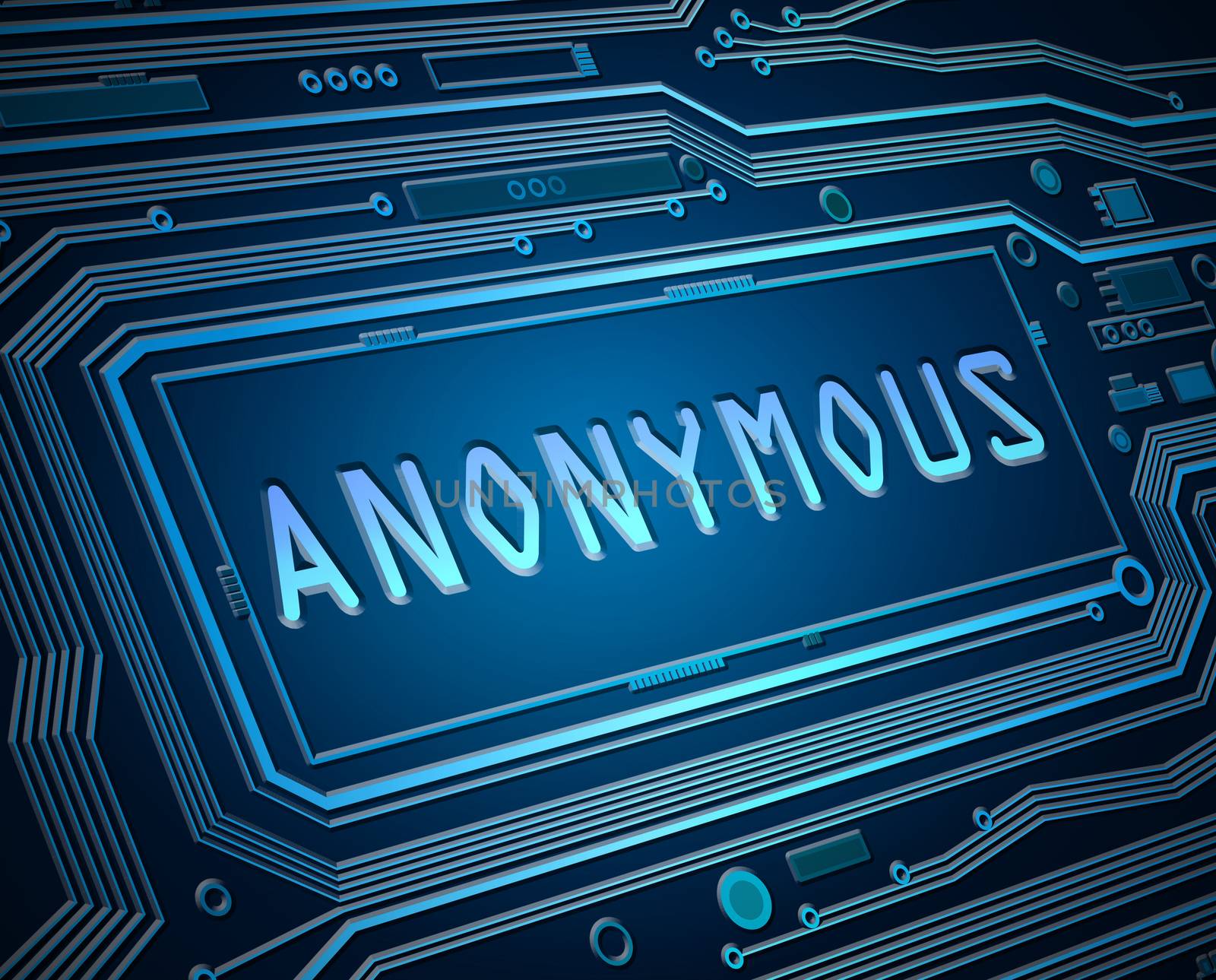 Anonymous technology concept. by 72soul