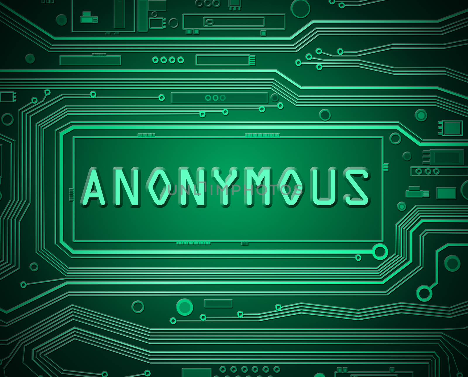 Anonymous technology concept. by 72soul