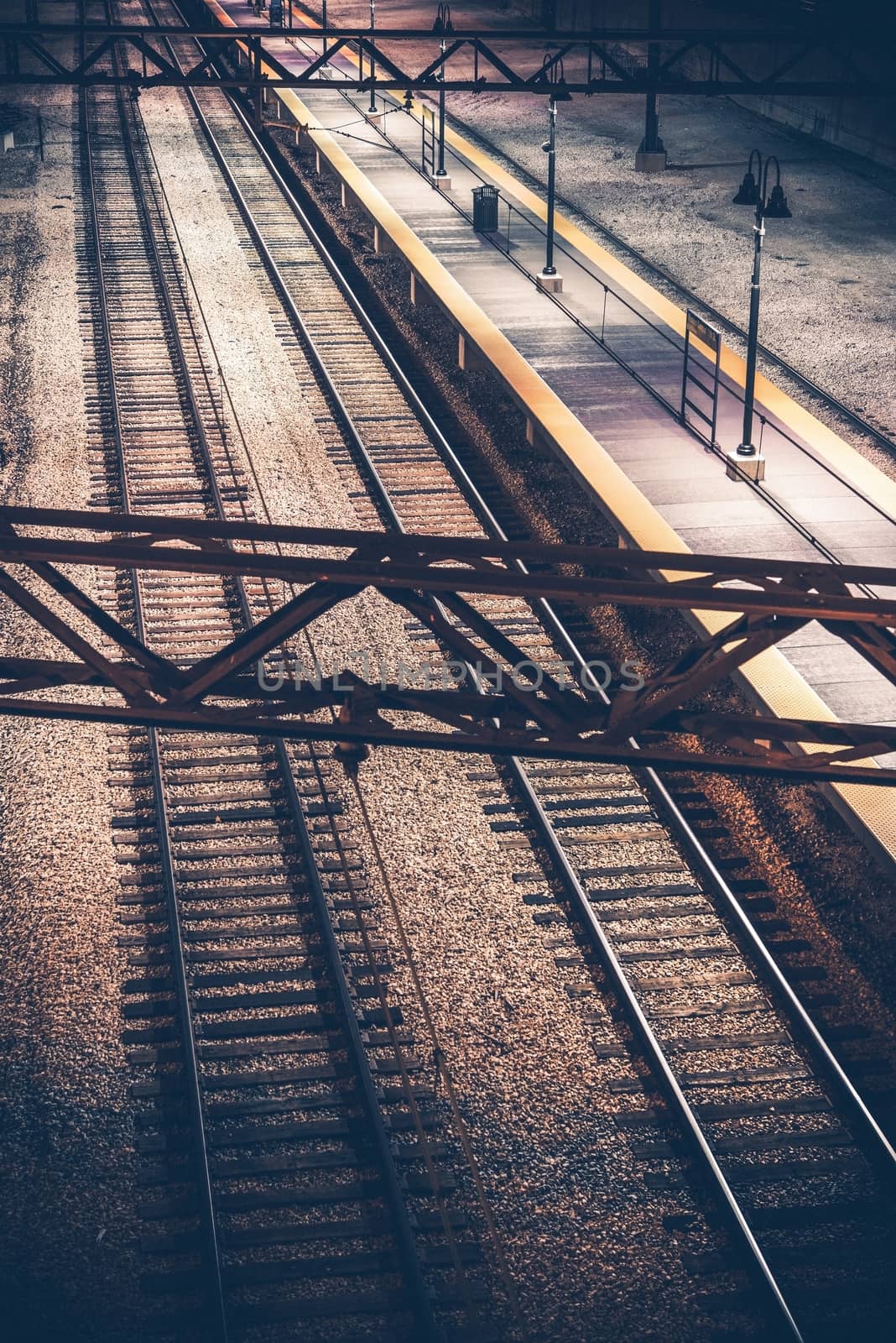 The Railroad Station at Night by welcomia