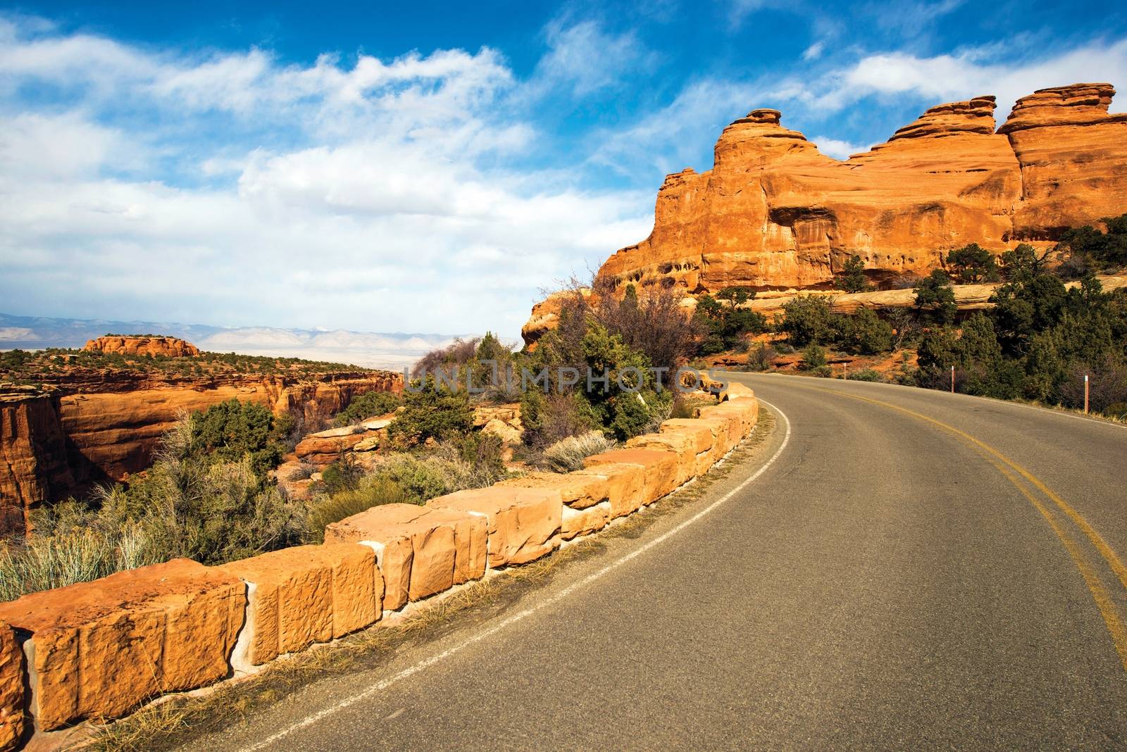 Western Colorado Landscape. Colorado Monument Road Trip. Grand Junction, Colorado, United States.