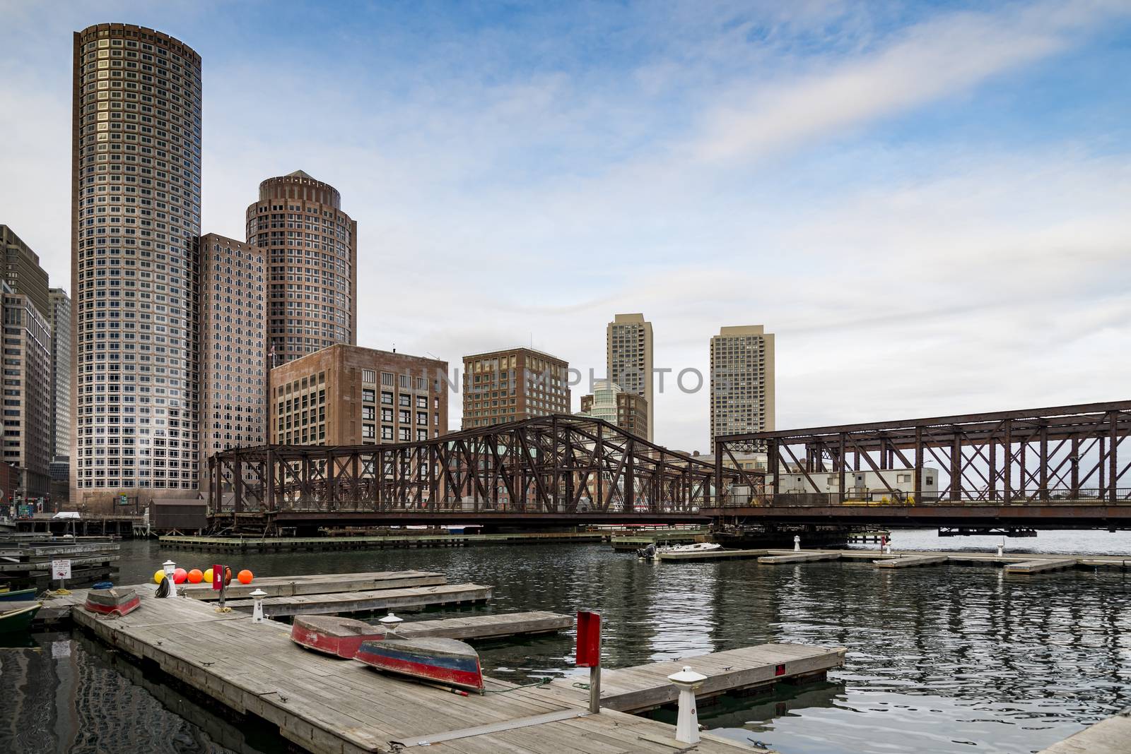 BOSTON - DECEMBER 13: of Old Street near Chinatown on December 13, 2015 in Boston MA