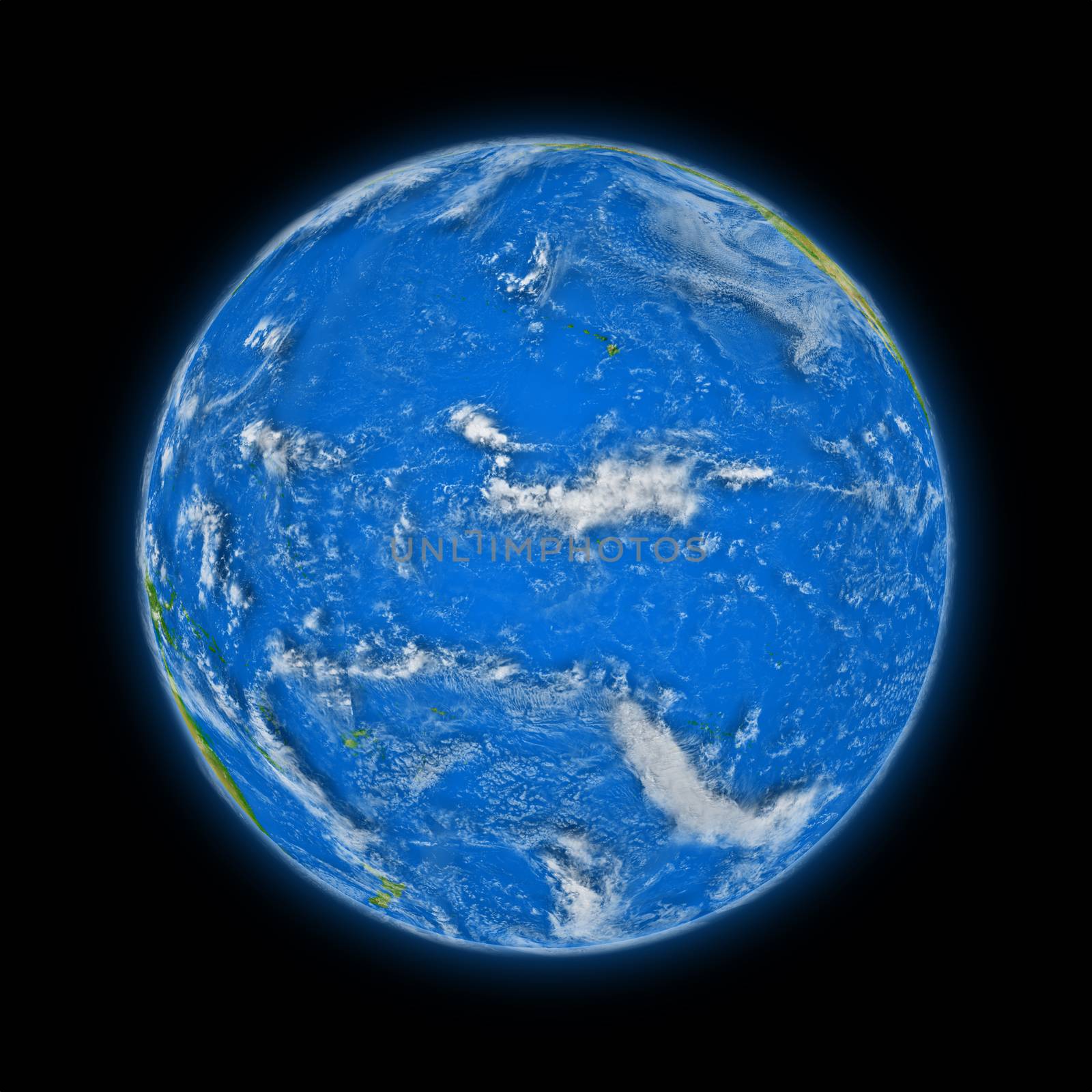 Pacific Ocean on planet Earth by Harvepino