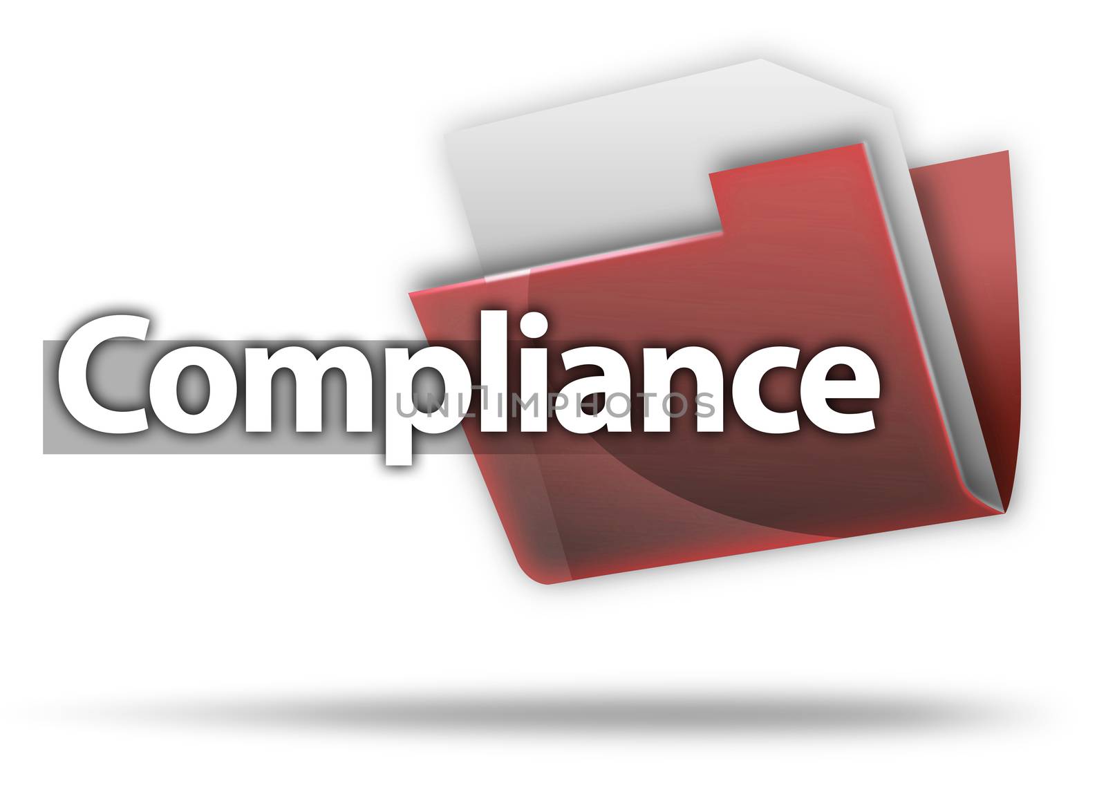 3D Style Folder Icon "Compliance"
