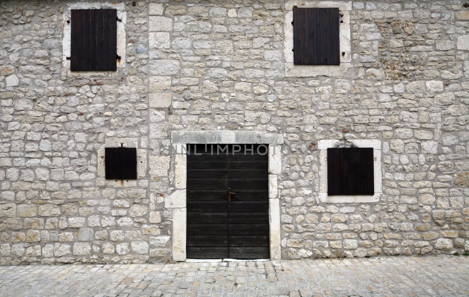Old historic house in Nin, Croatia