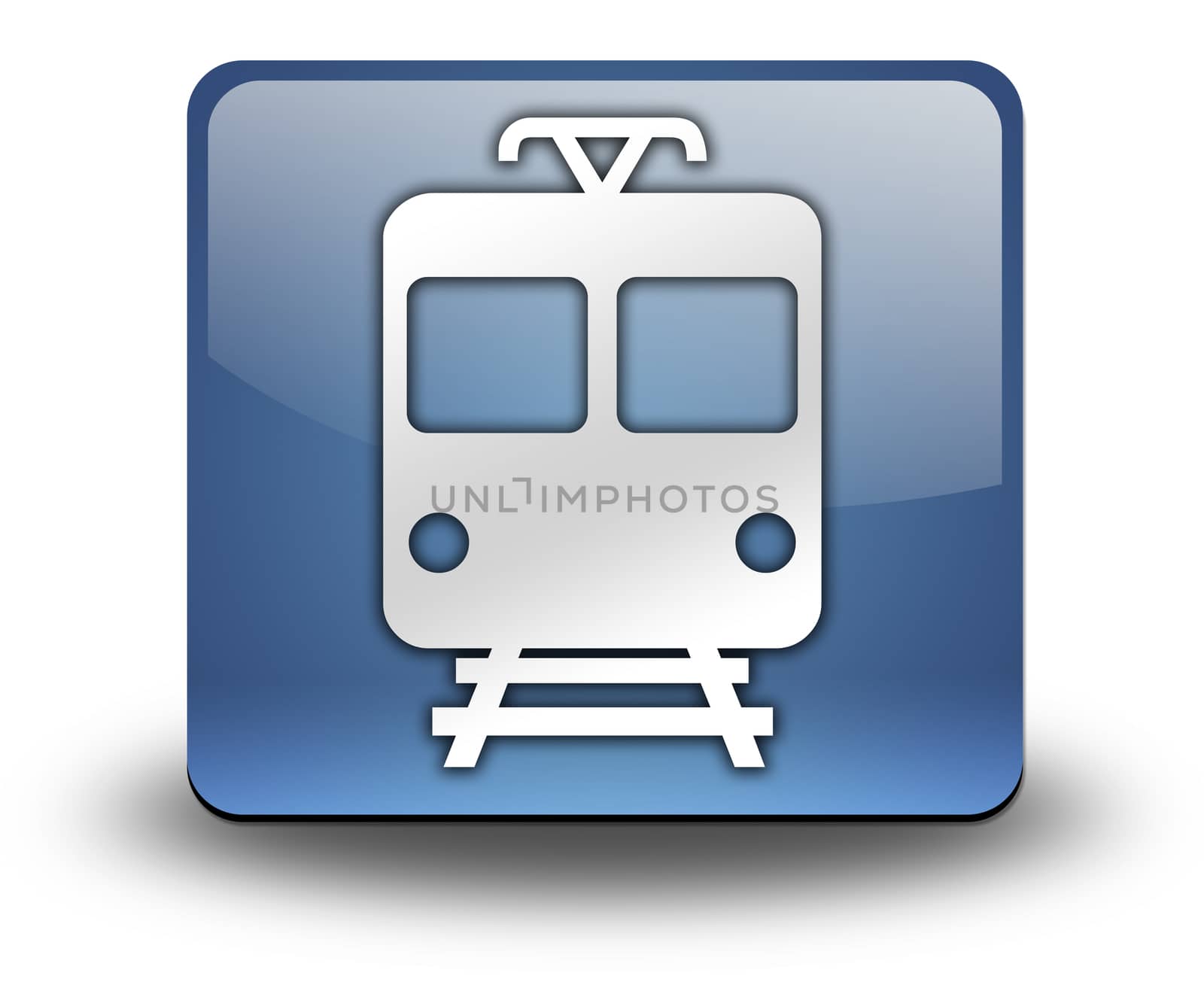 Icon/Button/Pictogram "Train / Mass Transit" by mindscanner