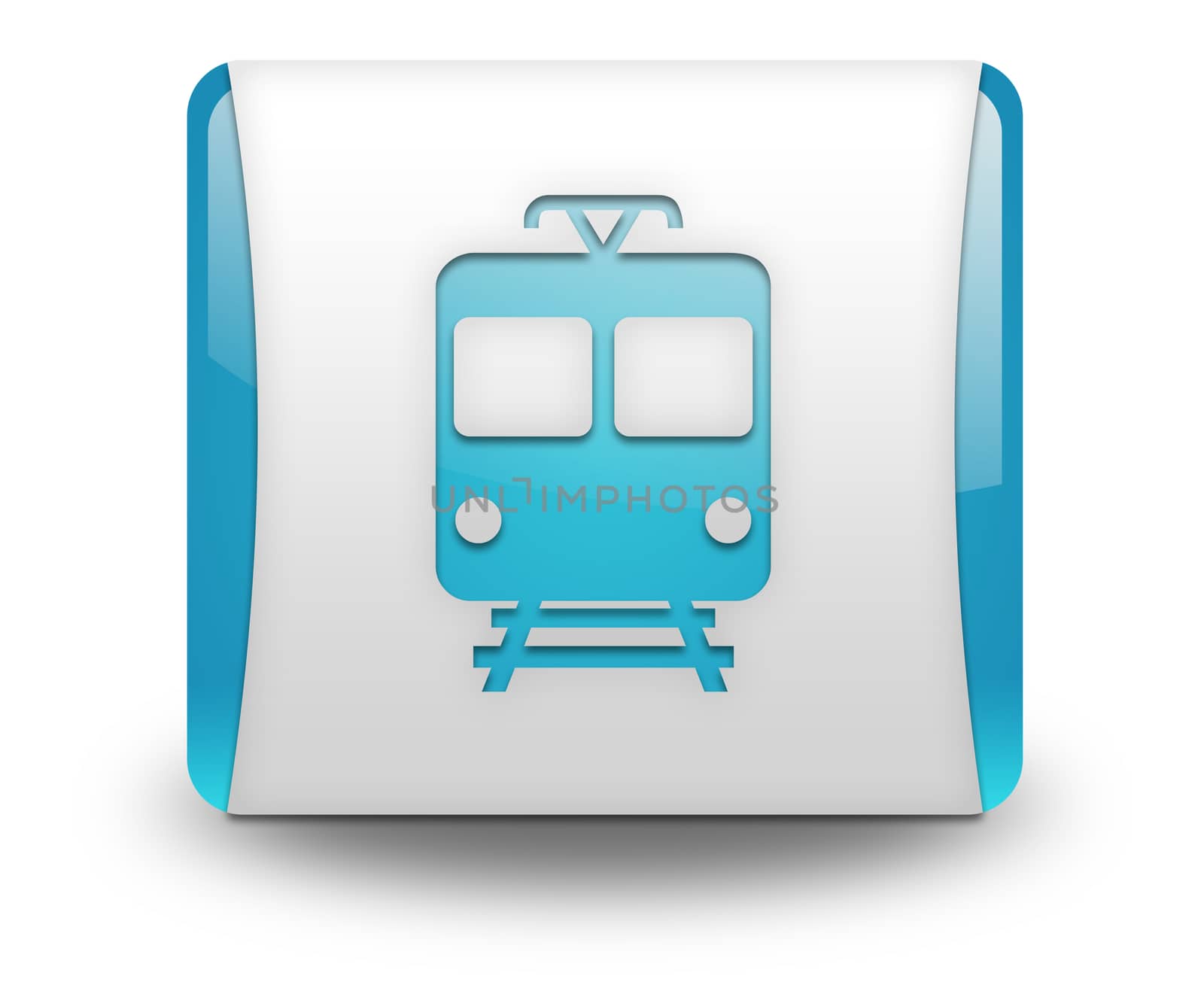 Icon/Button/Pictogram "Train / Mass Transit" by mindscanner
