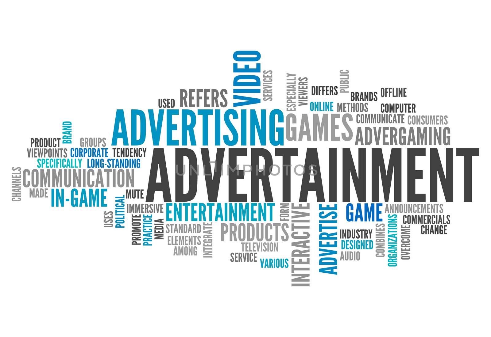 Word Cloud "Advertainment" by mindscanner