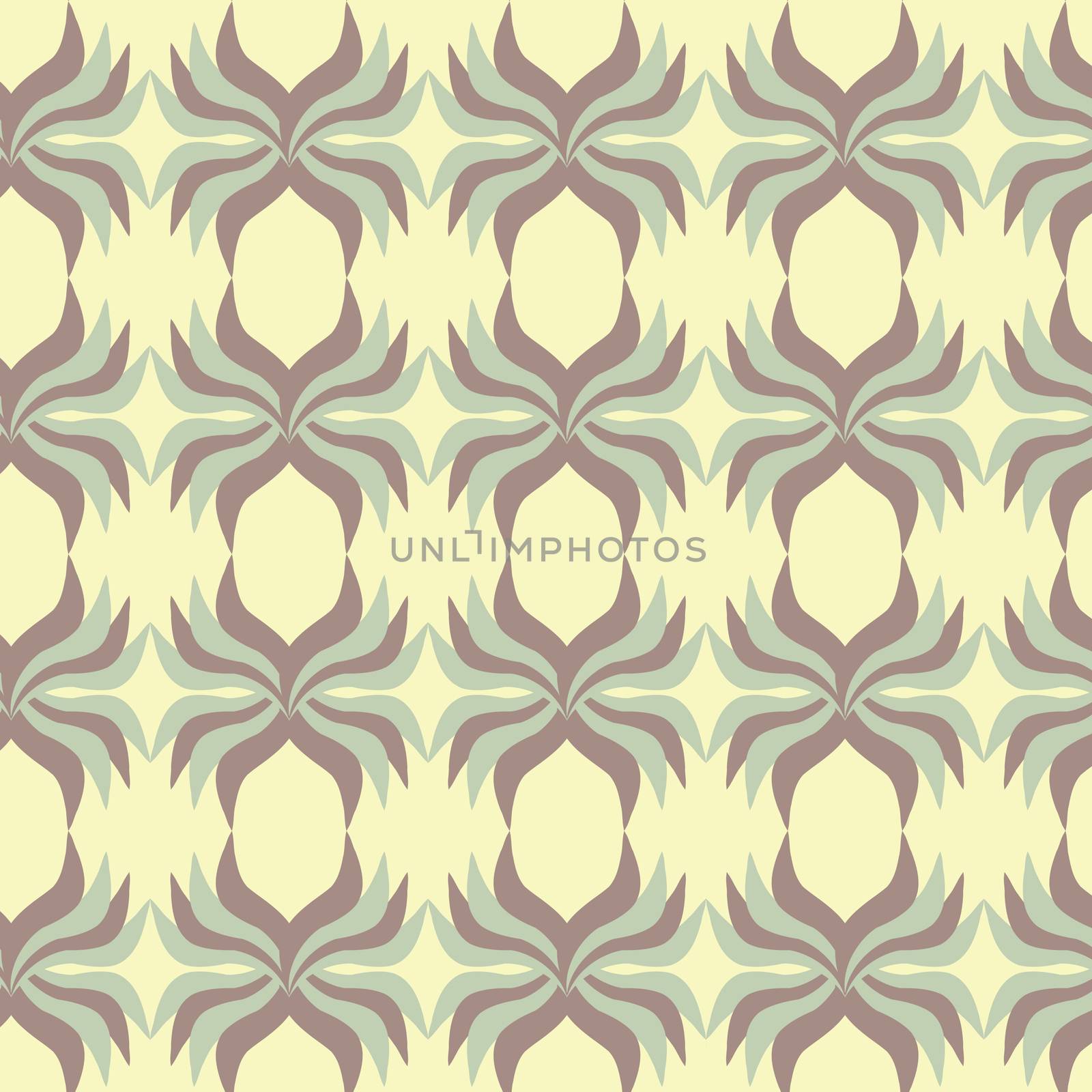 abstract seamless ornament pattern illustration by tamaravector