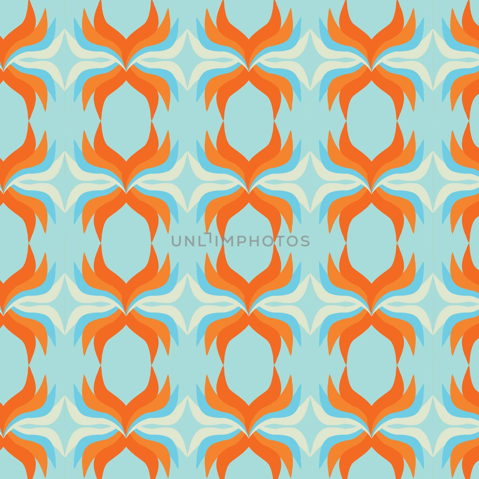 abstract seamless ornament pattern illustration by tamaravector