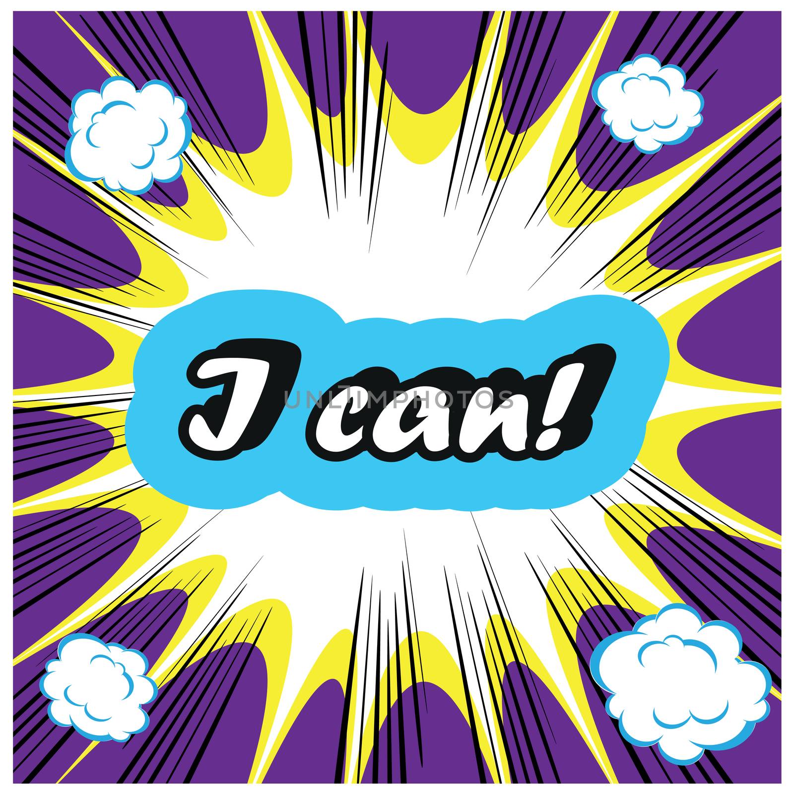 I can! boom background stamp template