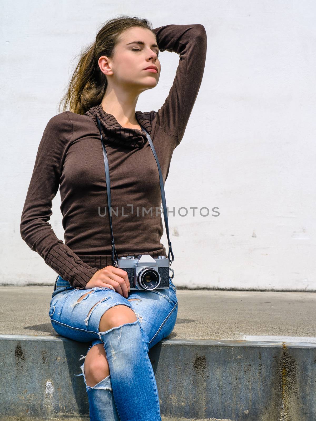 Sexy woman photographer by sumners