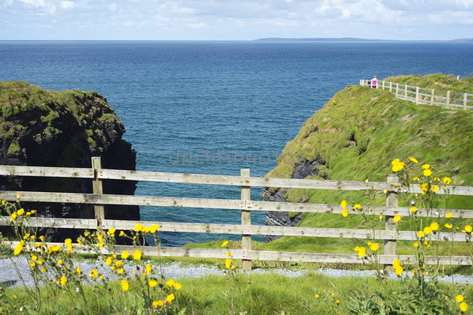 cliff walk view on the wild atlantic way by morrbyte