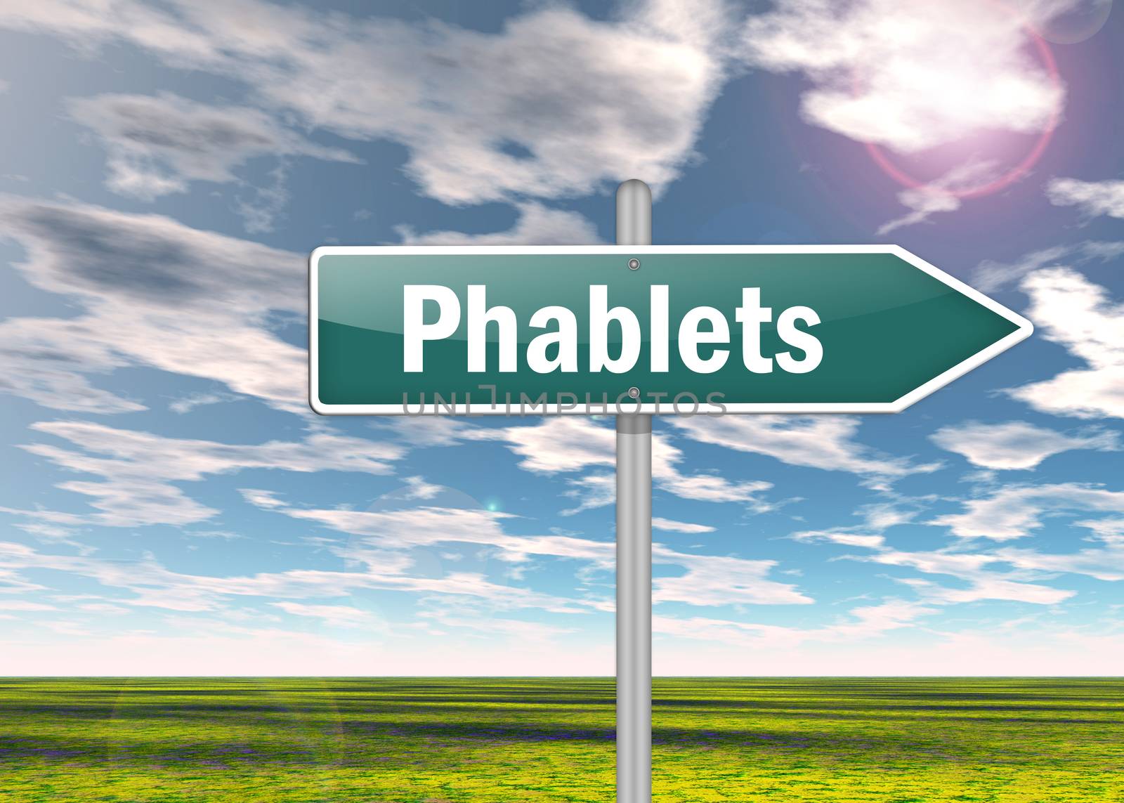 Signpost "Phablets" by mindscanner