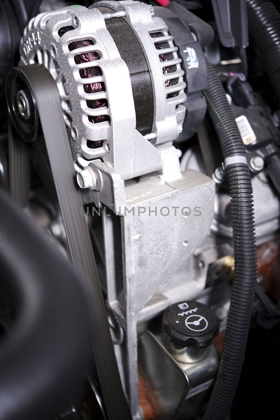Alternator Elements in a Car by welcomia