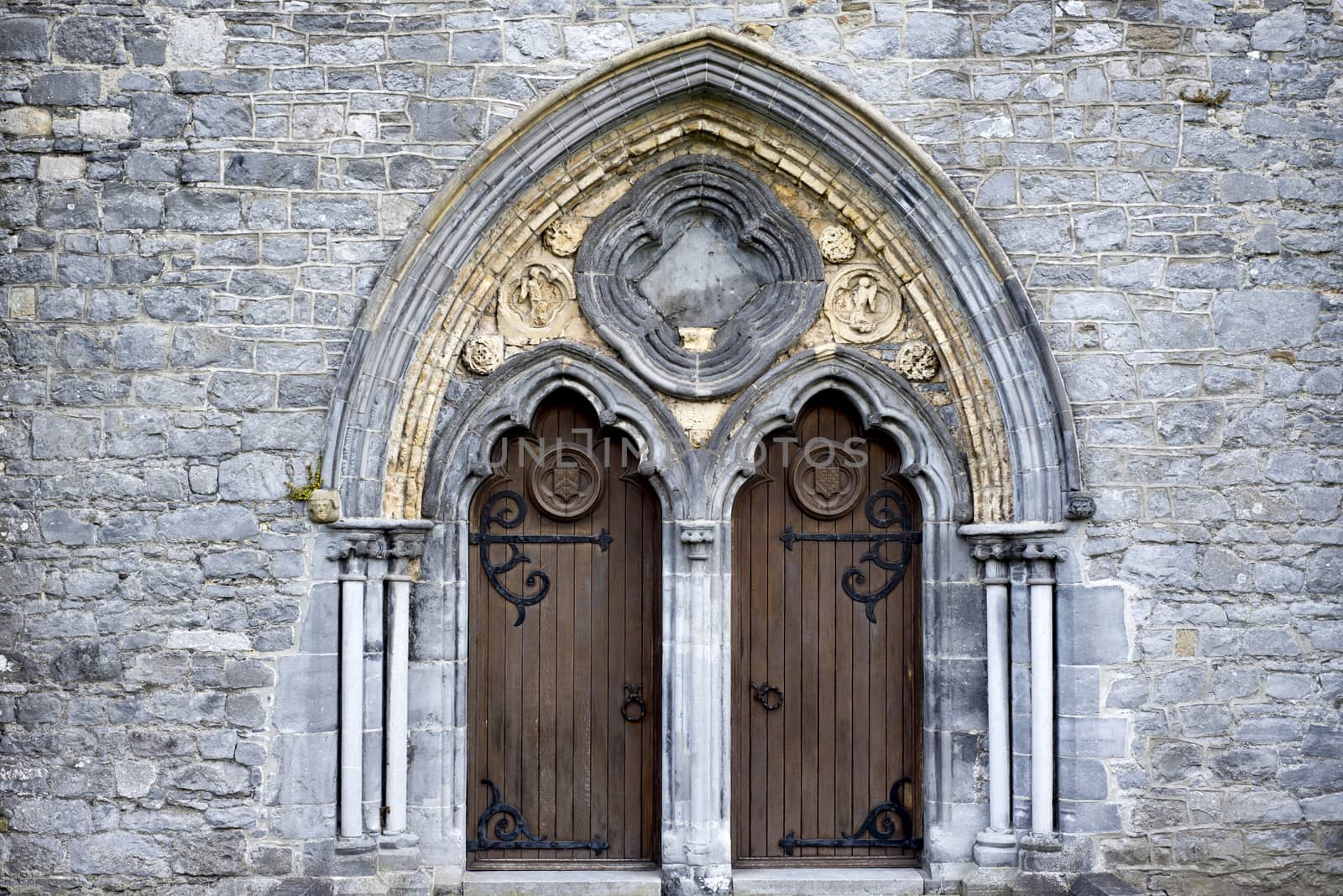 double arched wooden doors by morrbyte