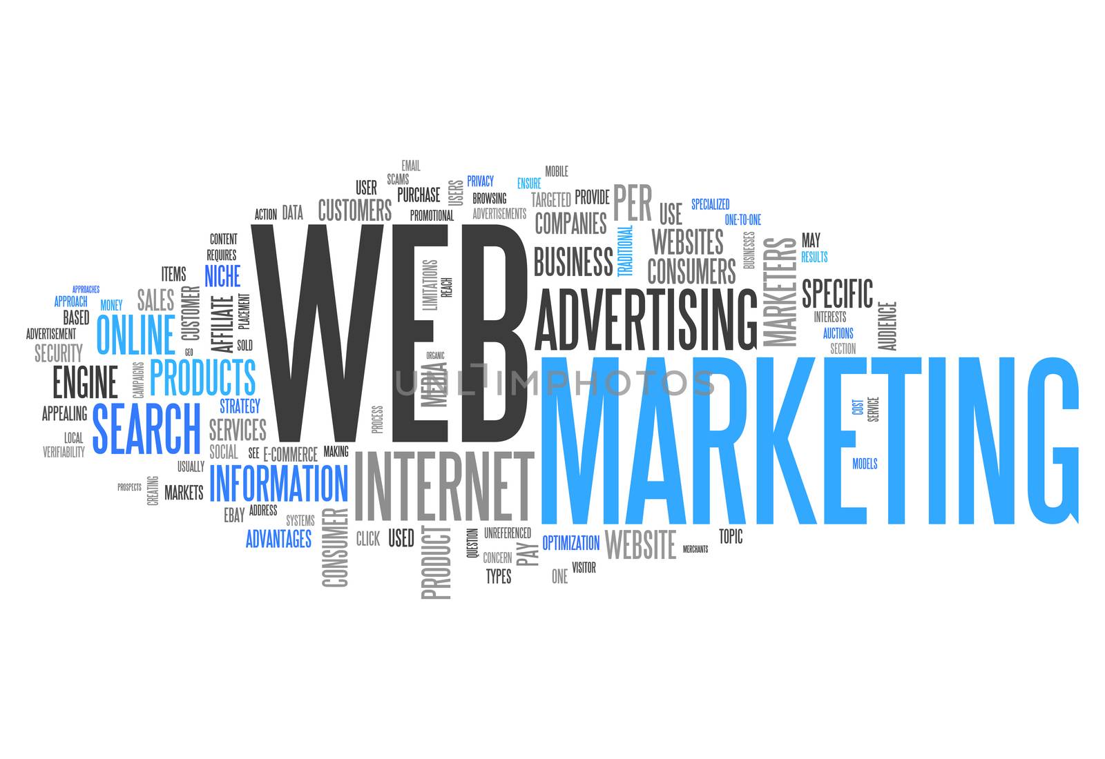 Word Cloud "Web Marketing" by mindscanner