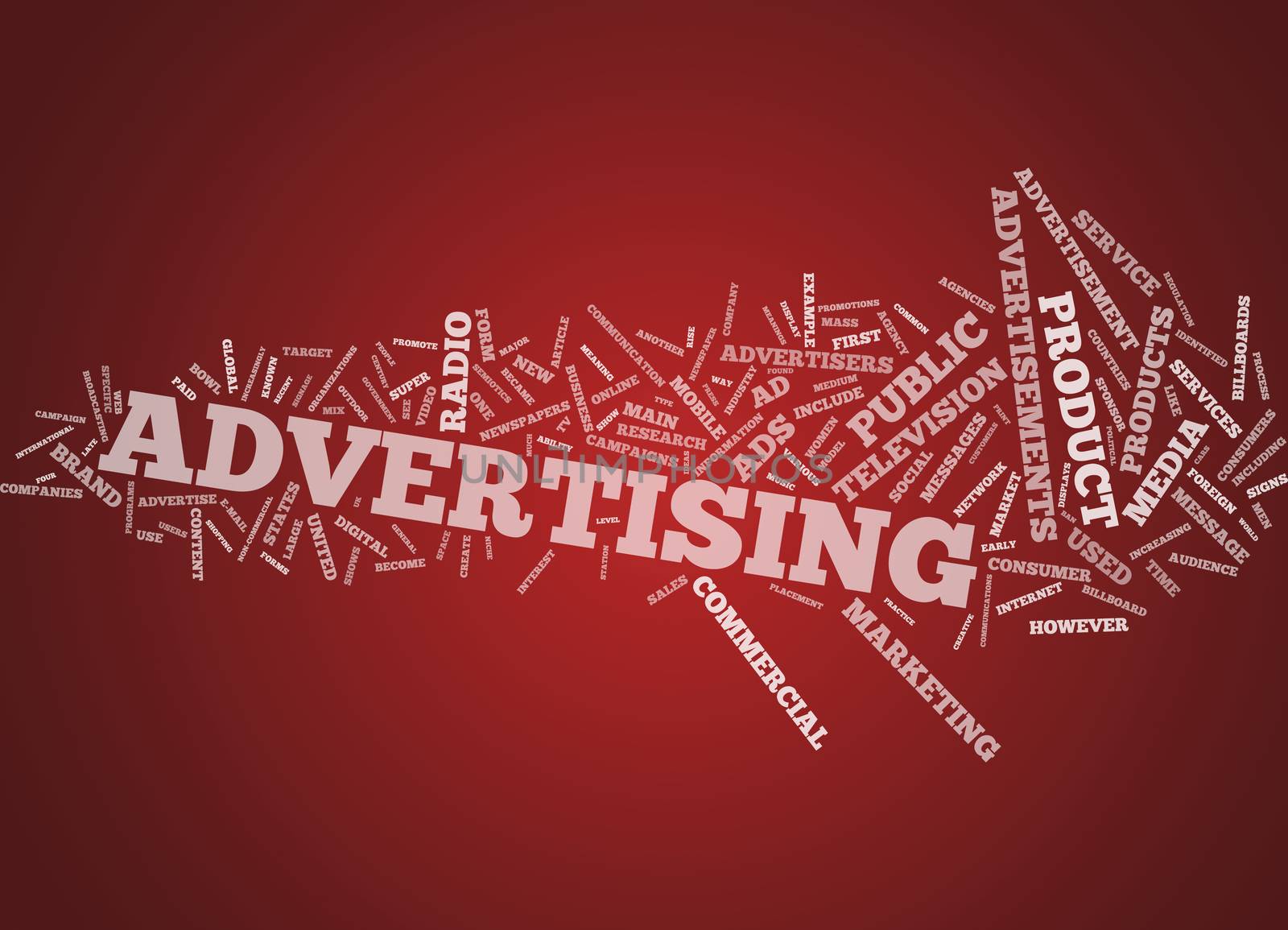 Word Cloud "Advertising" by mindscanner