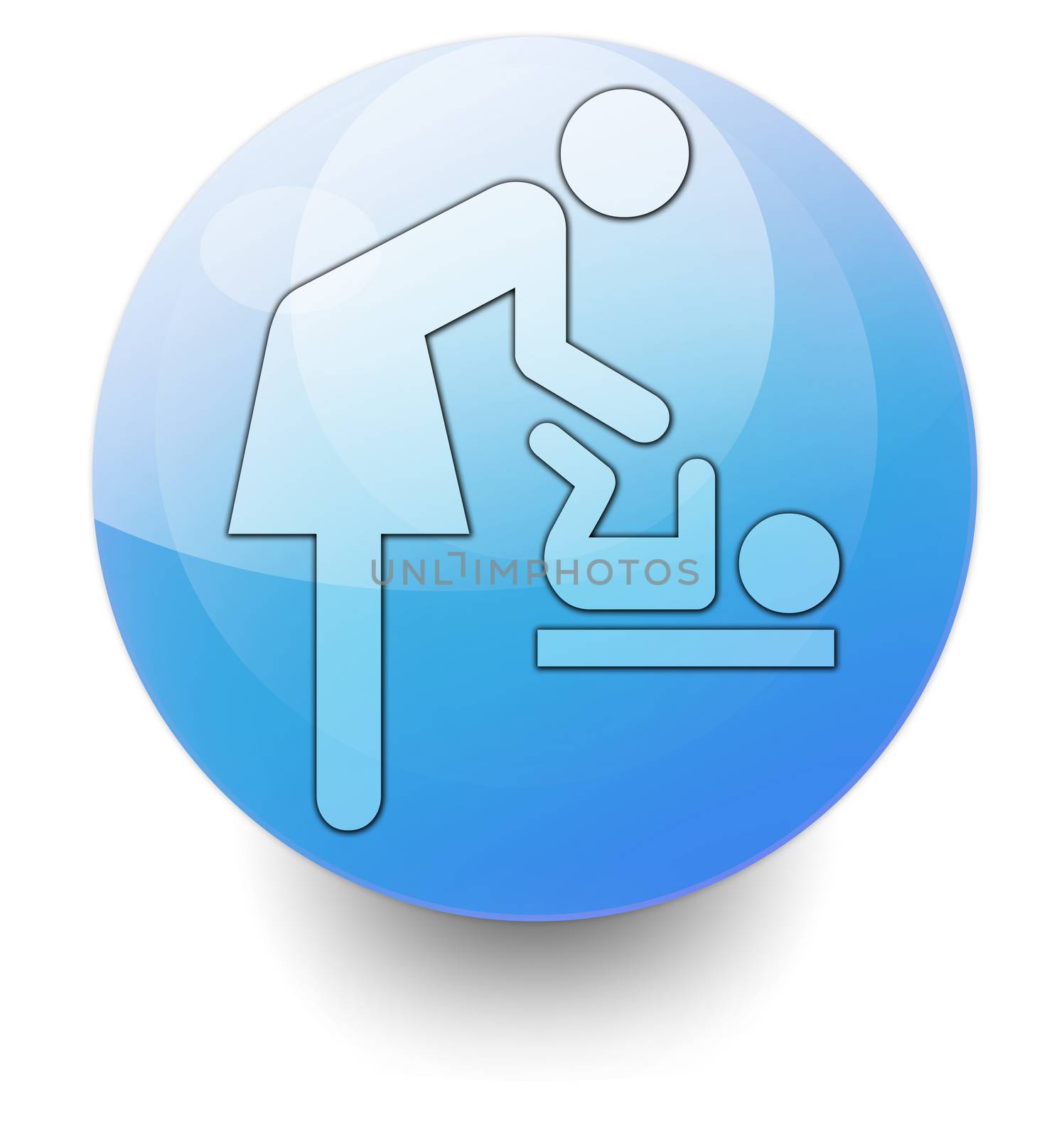 Icon/Button/Pictogram "Baby Change" by mindscanner