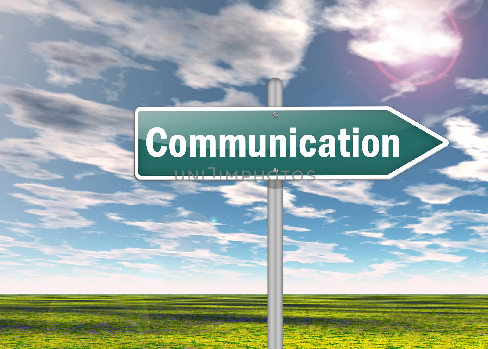 Signpost "Communication"