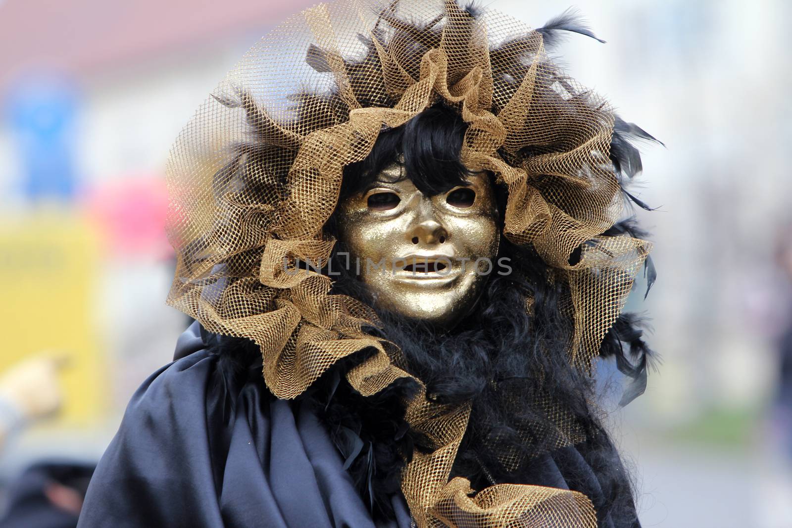 Carnival parade on Shrove Saturday. Carnival masks from Croatia.They banish away the winter. Zagreb, Croatia February 02, 2013.