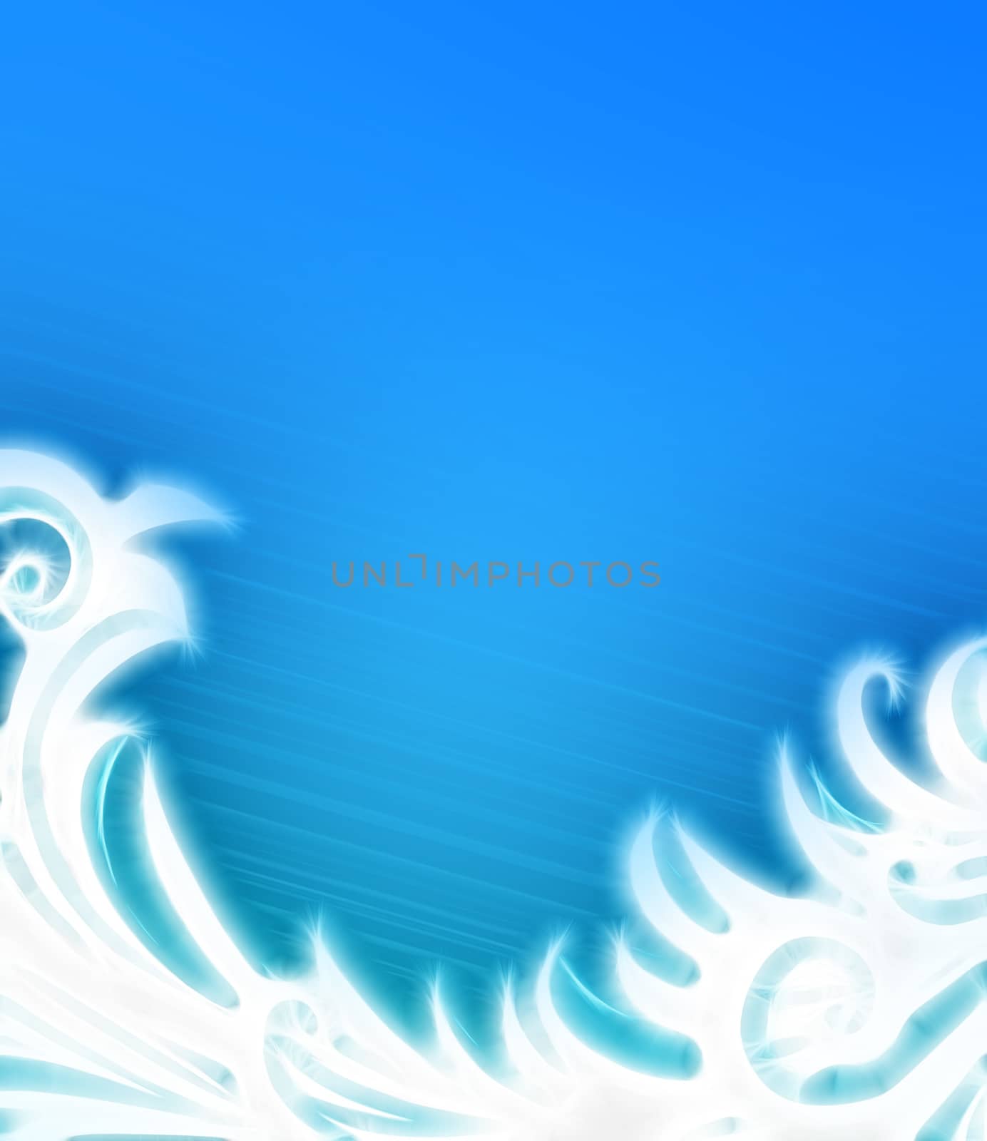 abstract blue wave background