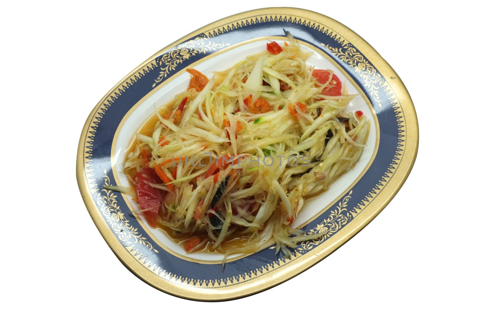 Papaya salad, Thai spicy food