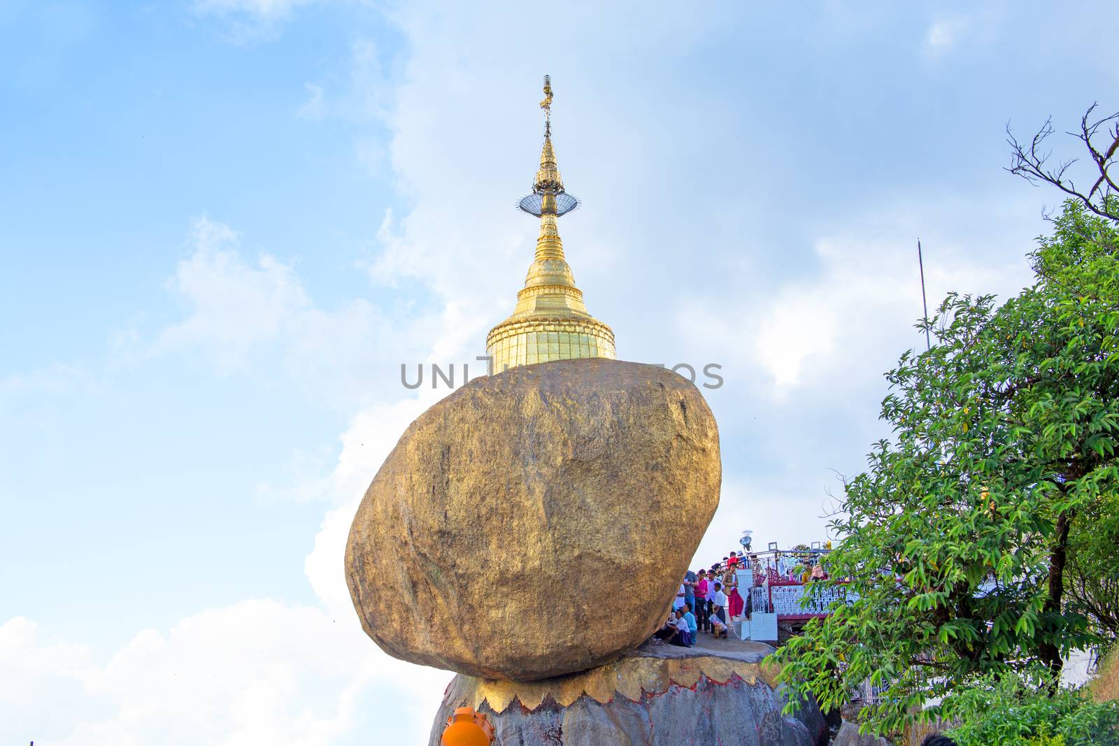 Kyaiktiyo Pagoda, Mon State, Myanmar (Burma)