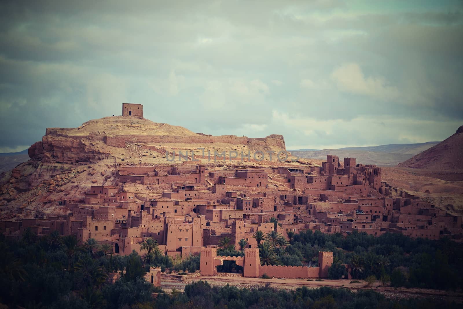 ait ben haddou in morocco - protected by UNESCO