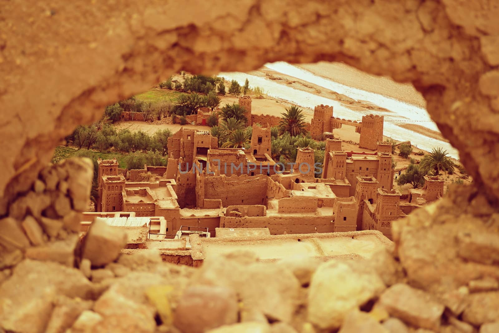 ait ben haddou in morocco - protected by UNESCO